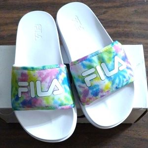 NWT Fila Tie Dye sandals